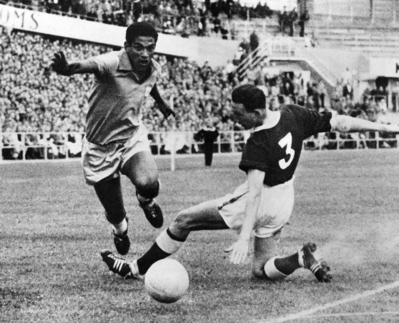 Most football fans would say Argentina's Diego Maradona is the only player who can rival Pele for the title of greatest ever. In Brazil, however, Garrincha is regarded as the only player who comes close to the great man. The tricky winger was a key part of Brazil's World Cup triumphs in 1958 and 1962. Sadly,  Garrincha struggled with alcohol problems and died of liver cirrhosis aged 49.