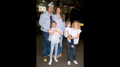 Poppy Honey Rosie, Daisy Boo Pamela, Petal Blossom Rainbow and Buddy Bear Maurice. Those are the names chef Jamie Oliver and his wife, Jools, chose for their four children, seen here when the couple's son, Buddy, was a baby in September 2010.