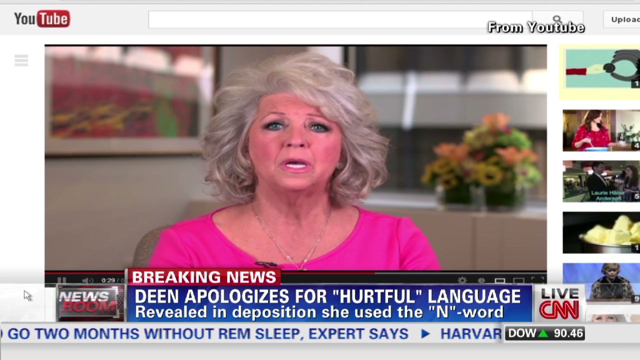 Paula Deen Apologizes for 'Totally Unacceptable' Remarks (VIDEO)