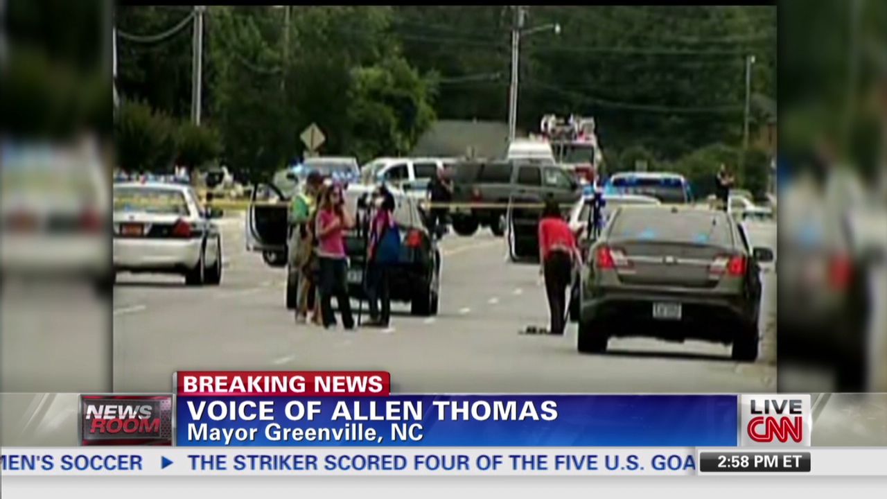 Mayor Gunman shot 4 in Greenville, NC CNN
