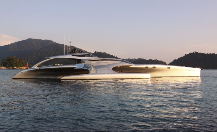 The luxury boat -- valued at $15 million -- has just picked up three prizes, including Best Naval Architecture, at the prestigious ShowBoats Design Awards in Monaco.