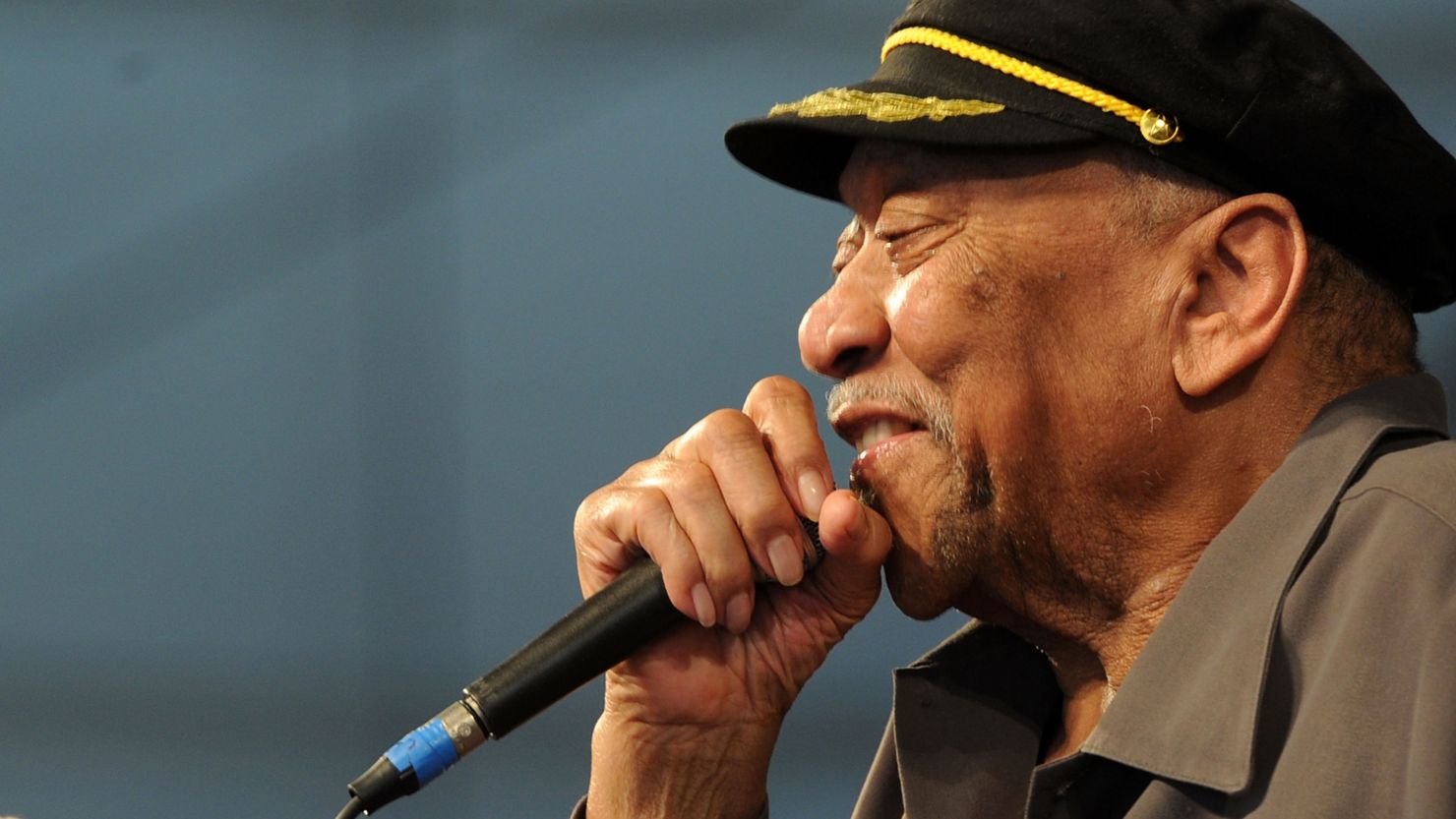 Bobby "Blue" Bland performs during the New Orleans Jazz & Heritage Festival in 2011.