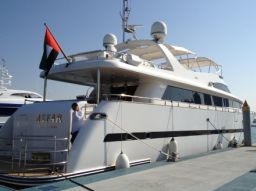 The superyacht Asfar, used by Beyonce. - (Belevari Marine)