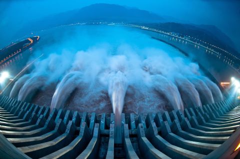 Chinese construction companies are developing a record-breaking hydropower project in Nigeria that has been compared to the world's largest hydropower plant the Three Gorges Dam (pictured) in Yichang, China. 