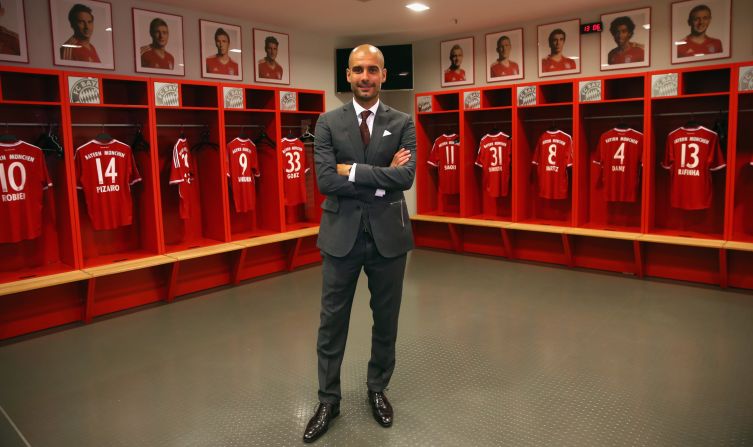 Pep Guardiola is a legendary figure at Barcelona where he enjoyed success as a player and won 14 trophies as manager 2008 and 2012. He joined Bayern Munich in 2013 and won the Bundesliga title in his first season.