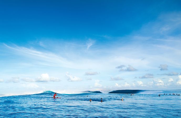 Don't be fooled by the calm. "Teahupo'o is one of the most perfect and feared waves in the world," says Taylor Paul about this unique Tahiti reef break. That's why it's number three on the list.