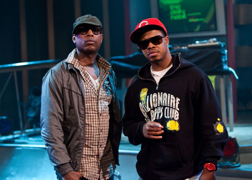 Kweli's only No. 1 hit to date, 2000's "Move Something," came after he joined forces with Cincinnati's DJ Hi-Tek, right, forming Reflection Eternal. The two would have several successful songs together. 