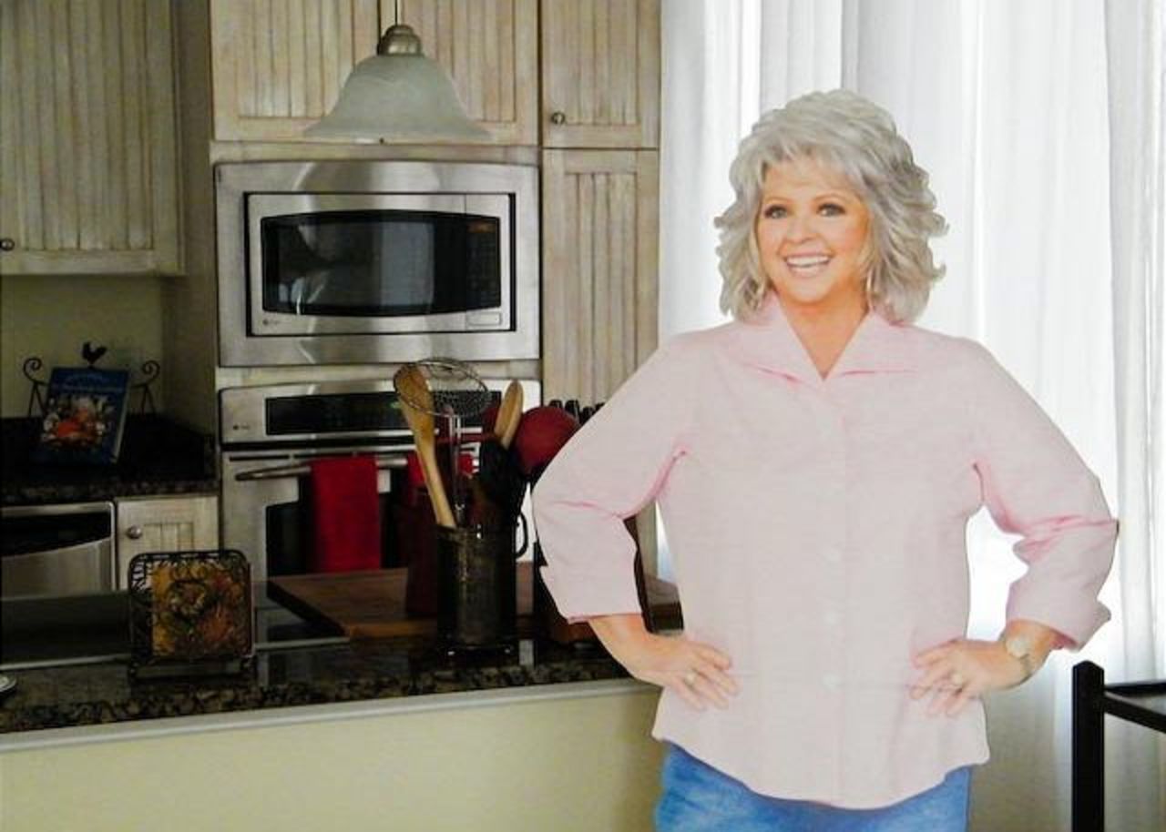 Fans can enjoy a Paula Deen-themed vacation at the chef's beach house, the "<a href="http://bookings.mermaidcottages.com/Unit/Details/39370" target="_blank" target="_blank">Y'all Come Inn</a>" on Tybee Island, near Savannah, Georgia. Perks include "VIP Guaranteed reservations" at Uncle Bubba's Oyster House and The Lady & Sons restaurant and a personalized Paula Deen cookbook.