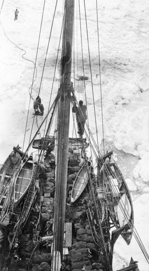 Trapped in drifting ice, the remaining men knew they were moving farther and farther from land, and the days were getting shorter and shorter. It was clear that if the ice did not release them soon, they would be stuck throughout the winter and carried even farther away from civilization.