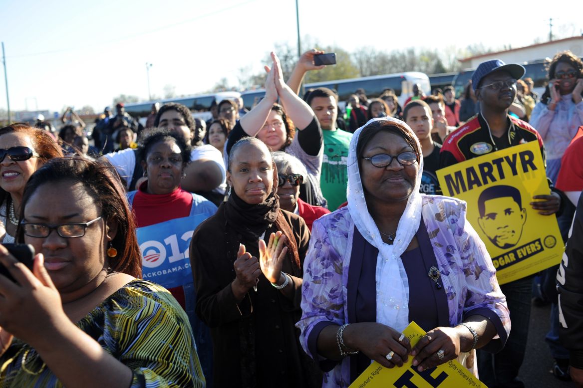 A conservative judge called the Voting Rights Act a racial entitlement but supporters of the act say it is the crowning victory of the civil rights movement. Pictured, people gather for a post-march rally after crossing the Edmund Pettus Bridge on the "Bloody Sunday" anniversary, March 4, 2012.