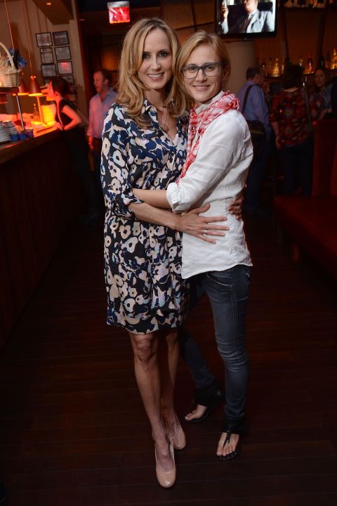 Country star Chely Wright, left, and Lauren Blitzer married in August 2011 and are the parents of identical twin sons, George Samuel and Everett Joseph.
