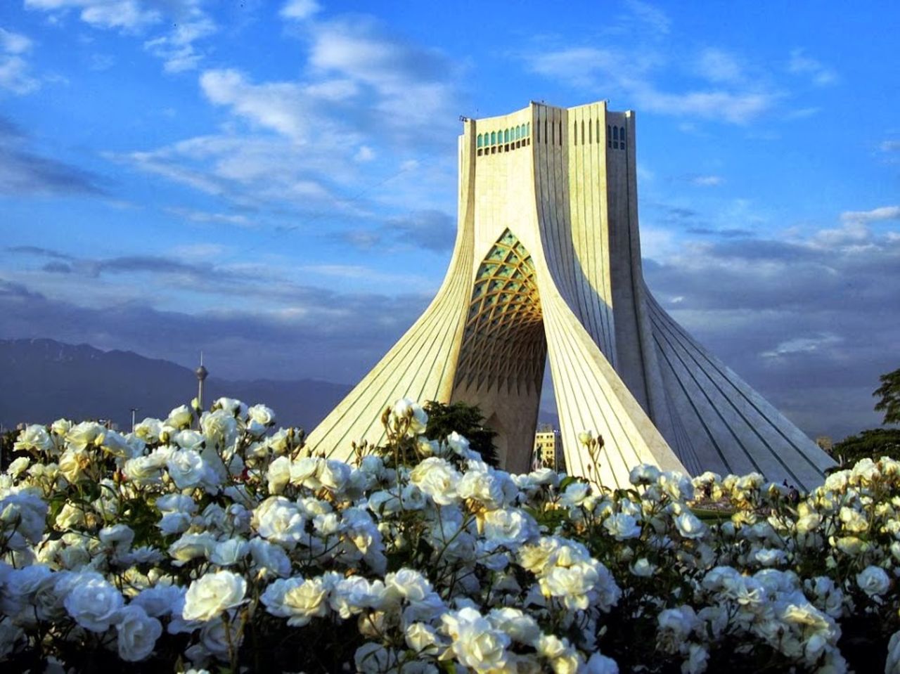 The Azadi Tower, in Tehran, was erected in 1973 to commemorate the 2,500th anniversary of the first Persian empire. Iran presents a wealth of distinctive ancient and modern architecture. <a href="http://edition.cnn.com/2013/06/26/travel/iran-time-for-travelers-to-return/index.html">Read the accompanying article.</a>