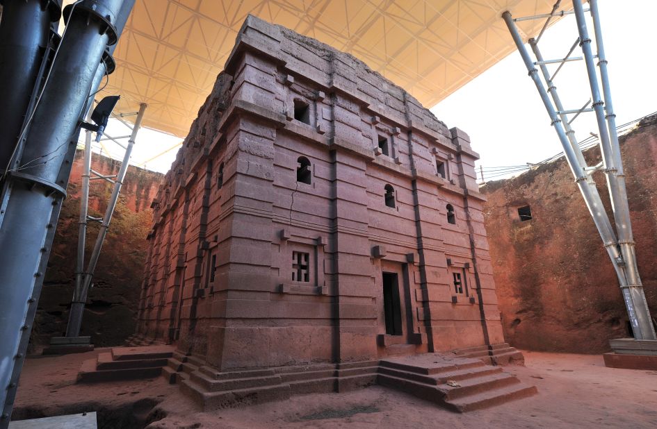 UNESCO declared Lalibela a World Heritage Site in 1978. Five years ago, the international agency erected protective coverings to shield four of the churches from the elements. Experts say they are critical to preserving the integrity of the structures.