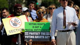 Voting rights protesters