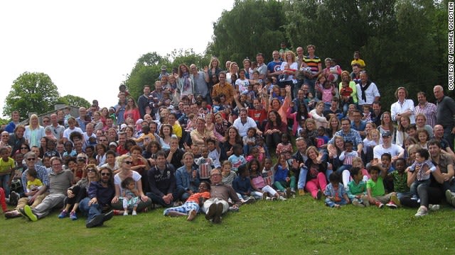 Seventy Dutch families who adopted U.S. kids gather for an annual Fathers Day picnic in June.
