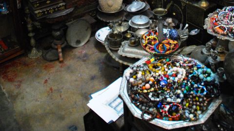 Authentic African and Arabic trinkets in bazaars and backstreet shops.