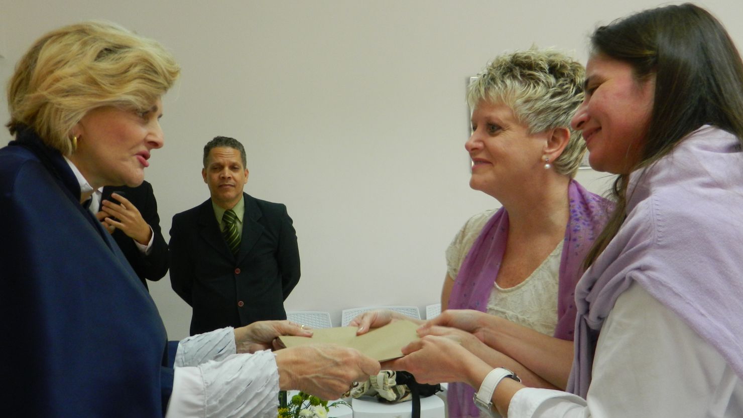 Claudia Amaral, right, and Melani Servetas were married in Brazil at the same time the Supreme Court was ruling on DOMA.