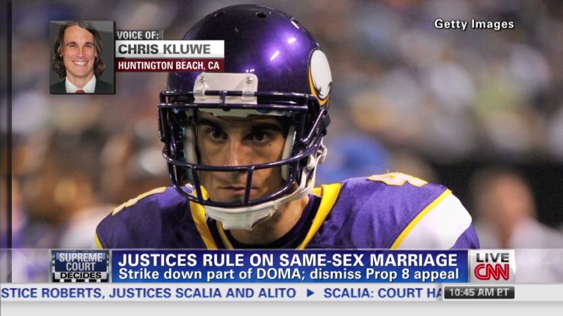 Chris Kluwe comments on DOMA and Prop 8