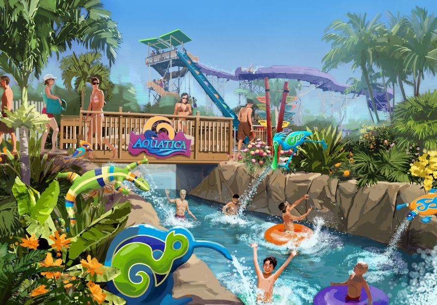 Aquatica revels in its animal habitats. The lazy river snakes through a flamingo enclosure and the wave pool borders a freshwater turtle habitat.<br /><strong>Opened</strong>: June 2013.