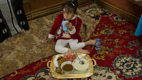 Noor doesn't like to eat a lot because of her intestinal problems common for spina bifida patients.