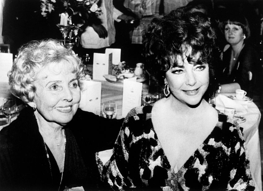 Actress Elizabeth Taylor is seen with her mother, Sara Taylor, at the Savoy Hotel in 1982. Sara, a former stage actress herself, is often credited as the driving force behind Elizabeth's early career; she's also been criticized for being jealous of her daughter's silver screen success. "We're very much alike. We both had horrible childhoods. Well, working at the age of 9 is not a childhood," <a href="http://transcripts.cnn.com/TRANSCRIPTS/0605/30/lkl.01.html" target="_blank">Elizabeth told CNN's Larry King</a> of her friendship with Michael Jackson in 2006.