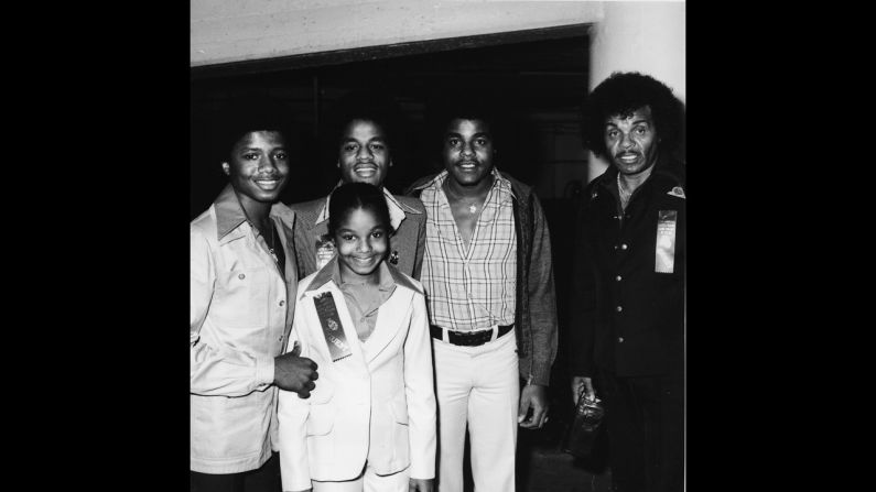 Jermaine, Janet, Jackie, Tito and father Joe Jackson attend a Hollywood parade in 1977. Joe, the talent manager and father of 10, was often described as a strict disciplinarian and abuse allegations have come to light in recent years. "I'm glad I was tough, because look what I came out with. I came out with some kids that everybody loved all over the world. And they treated everybody right," <a  target="_blank">Jackson told CNN's Piers Morgan in a recent interview.</a>