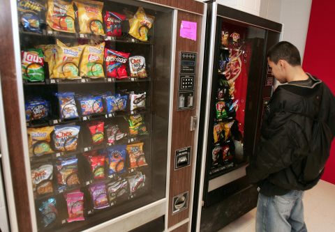 The U.S. Department of Agriculture is implementing new rules for snack foods in schools. These changes will go into effect for the 2014-2015 school year. Click through to see what will be for sale in vending machines and snack shops -- and what won't be.