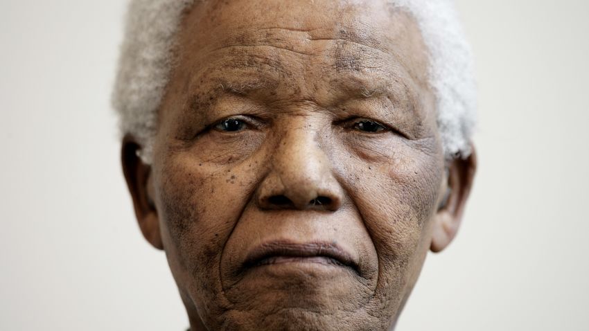 Nelson Mandela attends a photocall at the Rica Hotel on June 11, 2005 in Tromso, Norway. 
