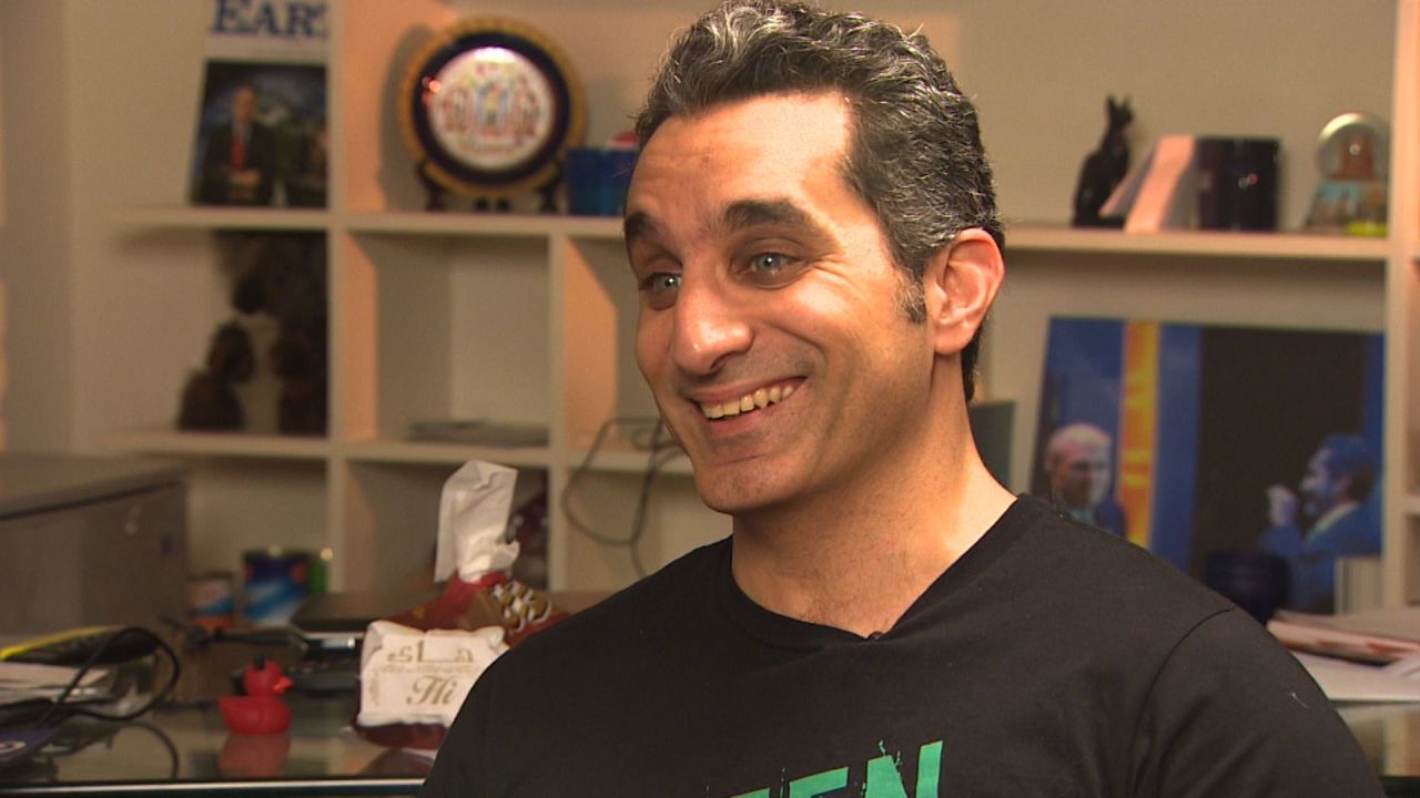 Dr. Bassem Youssef says he will soon return to the air.