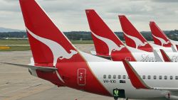 Qantas is investigating claims that its economy-class headphones were made by abused Chinese prisoners.