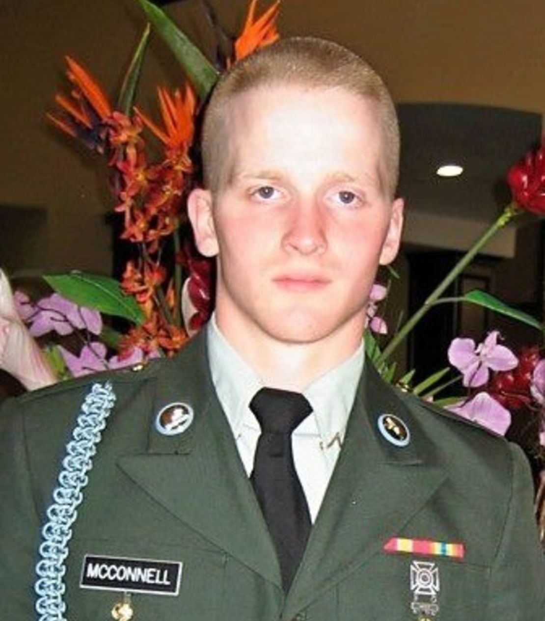 Derek McConnell was "so excited" to get a service dog, Karen Shirk said, but he died in March.