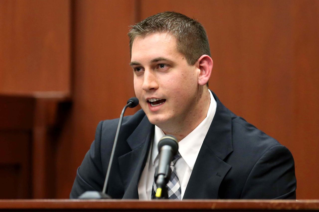 Seminole County 911 dispatcher Sean Noffke testifies on Monday, June 24, about his conversation with Zimmerman on a non-emergency line the night of the shooting.
