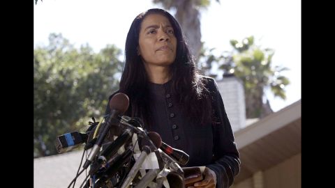 The real-life inspiration behind ABC's hit show "Scandal" has helped celebrities, politicians and major companies deal with a variety of crises. Judy Smith, here in 2002, acted as a spokeswoman for the family of Washington intern <a href="http://www.cnn.com/2013/02/07/justice/chandra-levy-hearings" target="_blank">Chandra Levy</a>, who disappeared in 2001 and was revealed to have had an affair with Gary Condit, then a U.S. congressman from California.
