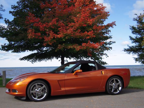 <a href="http://ireport.cnn.com/docs/DOC-996156">Andrea Interlicchia </a>drives her 2008 Corvette Convertible in atomic orange with the top down from spring to fall. For the Corvette's 60th anniversary she says, "Thanks for getting me from point A to point B in style." 