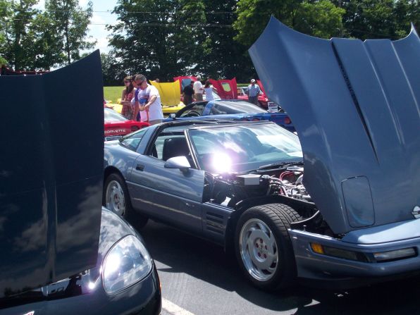 <a href="http://ireport.cnn.com/docs/DOC-997014">Nadine Jopson </a>photographed Misty, her 1991 Corvette Coupe, getting ready for a parade in Greece, New York, back in 2012. "She loves hanging out with other 'vettes," she said.