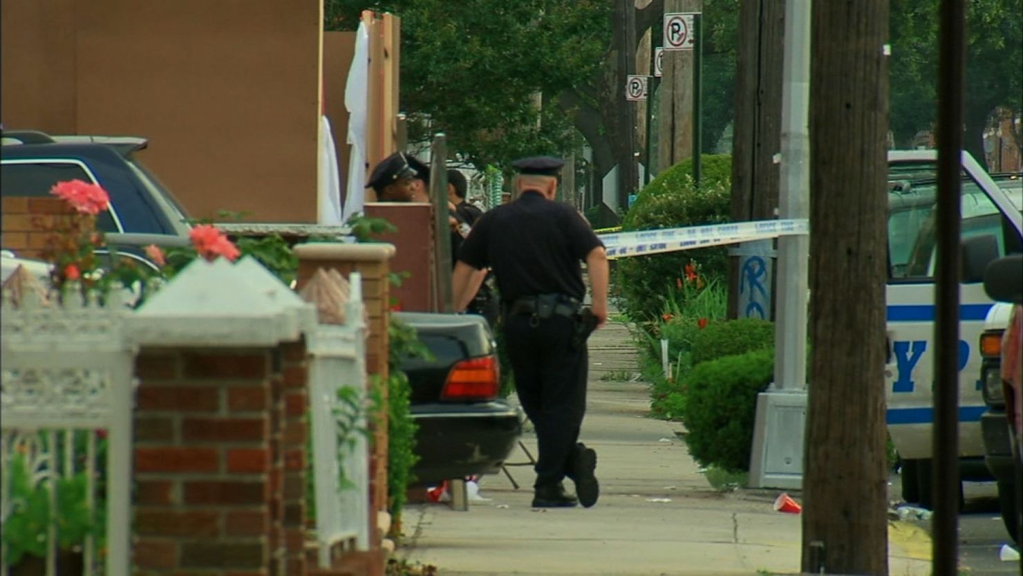 Nine people were shot in the East Flatbush neighborhood of Brooklyn early Sunday morning at a house party, police said.