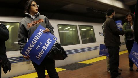 BART workers have threatened to strike Sunday.