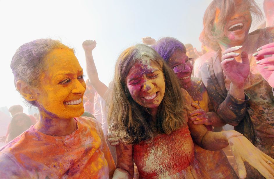 Holi is so popular that the tradition has started to make its way around the world. Last year, Indian-American revelers celebrated Holi in New York City.