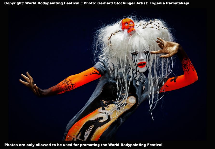 The World Bodypainting Festival meets in Pörtschach, Austria every year with the aim to demonstrate that body art is more than just "coloring in some bodies," but is an elevated art form all its own.