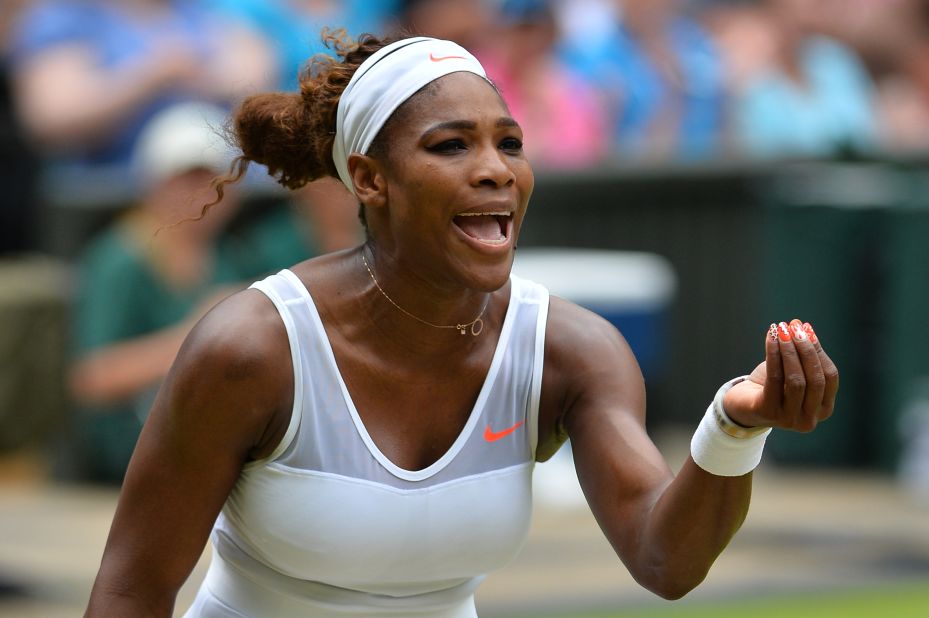 Williams made a nightmare start to the contest -- losing the opening set 6-2 against the 23rd seed Lisicki. Her opponent reached the semifinal at Wimbledon in 2011.