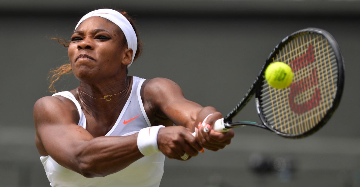 Williams hit back in the second set, taking it 6-2 as she showed the kind of form which has helped her win five Wimbledon titles. The 16-time grand slam champion then took a 4-2 lead in the third and final set.