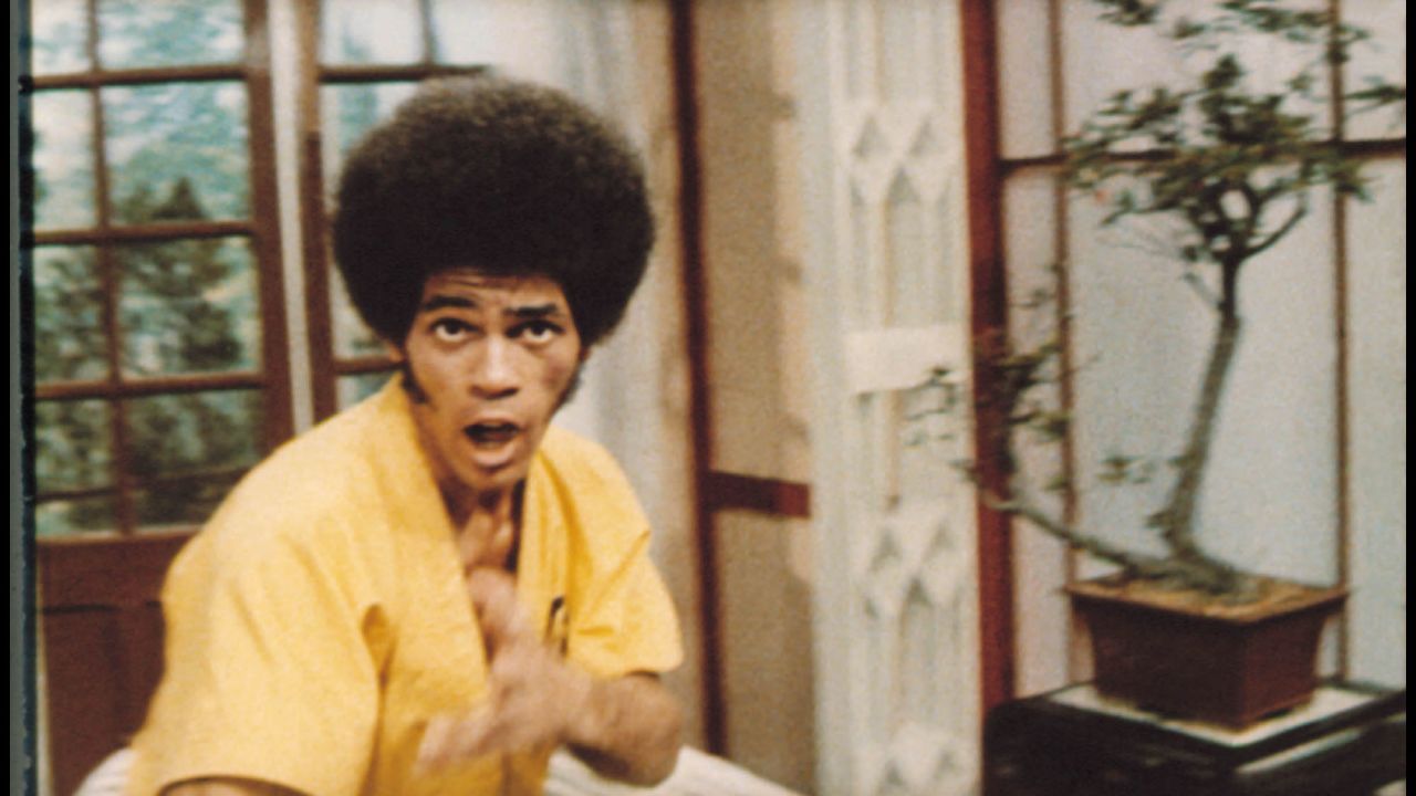 Jim Kelly, seen here in his best known film <a href="http://www.imdb.com/title/tt0070034/?ref_=fn_al_tt_1" target="_blank" target="_blank">"Enter the Dragon,"</a> died of cancer June 29 at the age of 67.