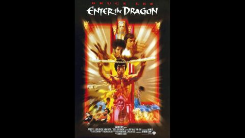 Kelly is featured on the poster for "Enter the Dragon."