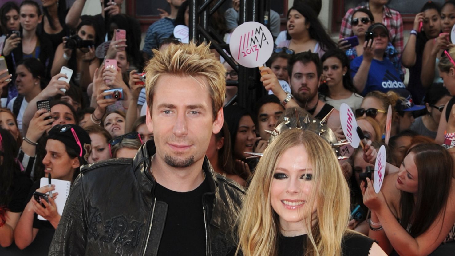 Canadian rockers Chad Kroeger and Avril Lavigne have been married for a year.