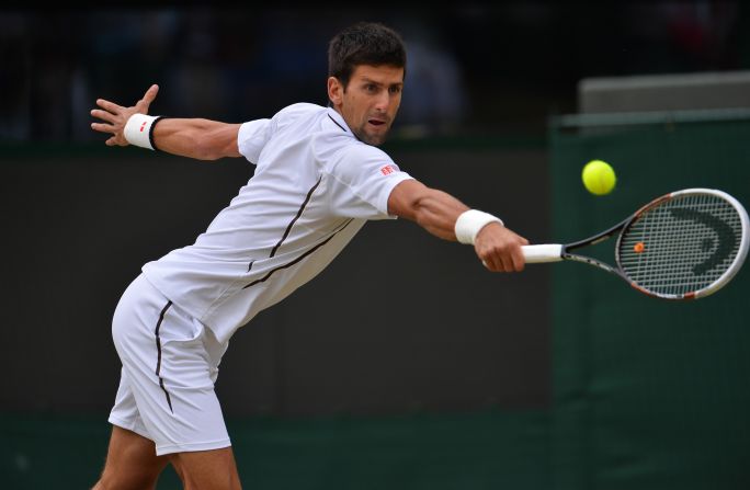 World No.1 Novak Djokovic eased to victory over Tomas Berdych 7-6 6-4 6-3 to set up a semifinal tie with Argentina's Juan Martin del Potro.