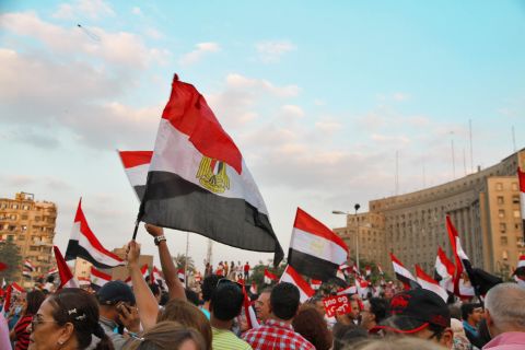 iReporter <a href="http://ireport.cnn.com/people/mgkab">Malak Kabbani</a> sent in images from protests held July 2. She told CNN: "The energy in Tahrir is very positive, the protests have been very peaceful all over Cairo and surrounding Egyptian states so far." 