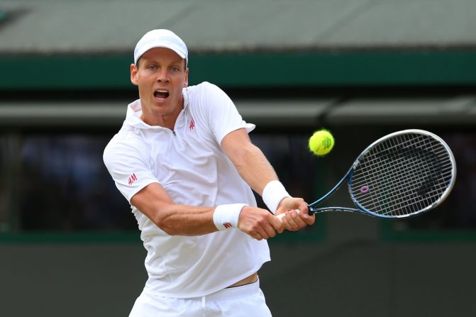 Czech Berdych faded badly after losing the first set on the tiebreak and was unable to prevent Djokovic from claiming victory.