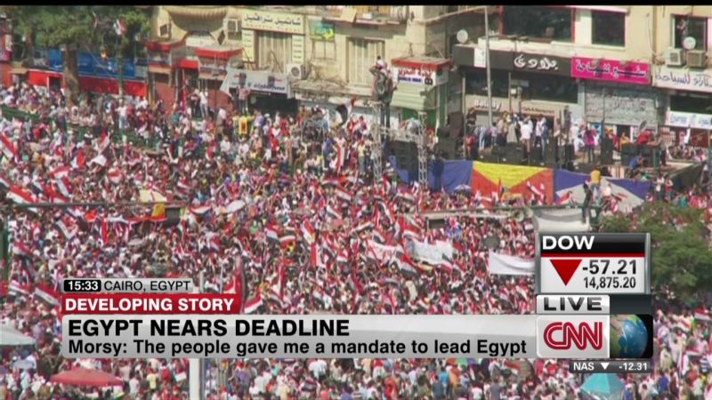 Egypt’s crisis heats up as deadline nears. | CNN
