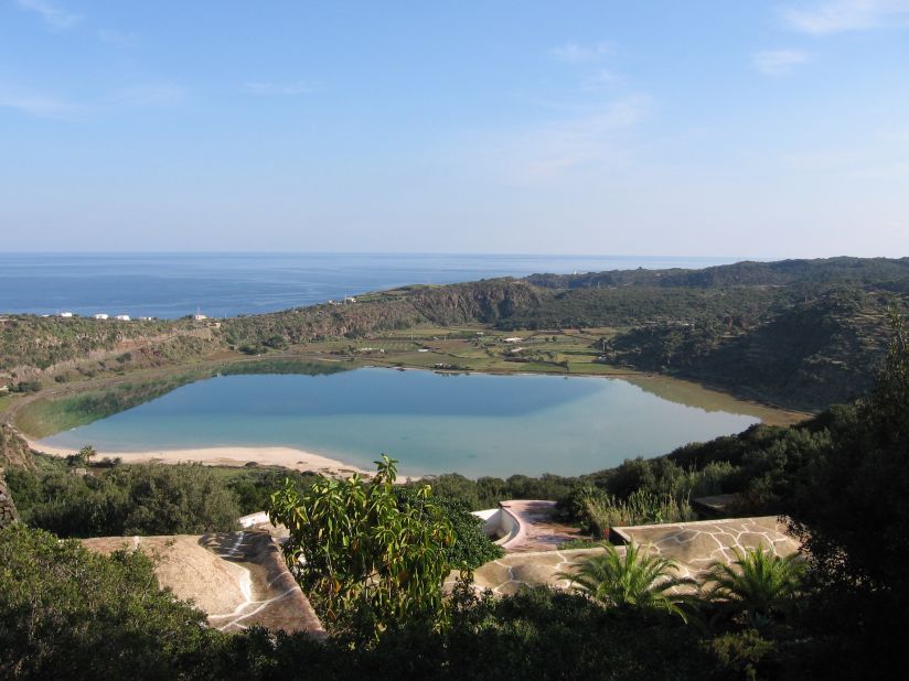 Pantelleria is home to an ancient caldera lake. Calderas are created when a volcano's mouth collapses during a major eruption. Pantelleria is Sicily's largest offshore island and lies closer to Africa than Italy.