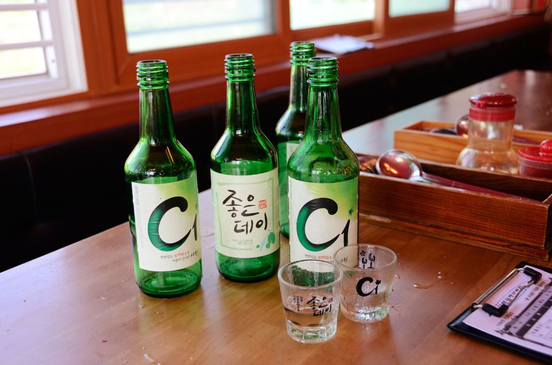 Busan variations of soju.